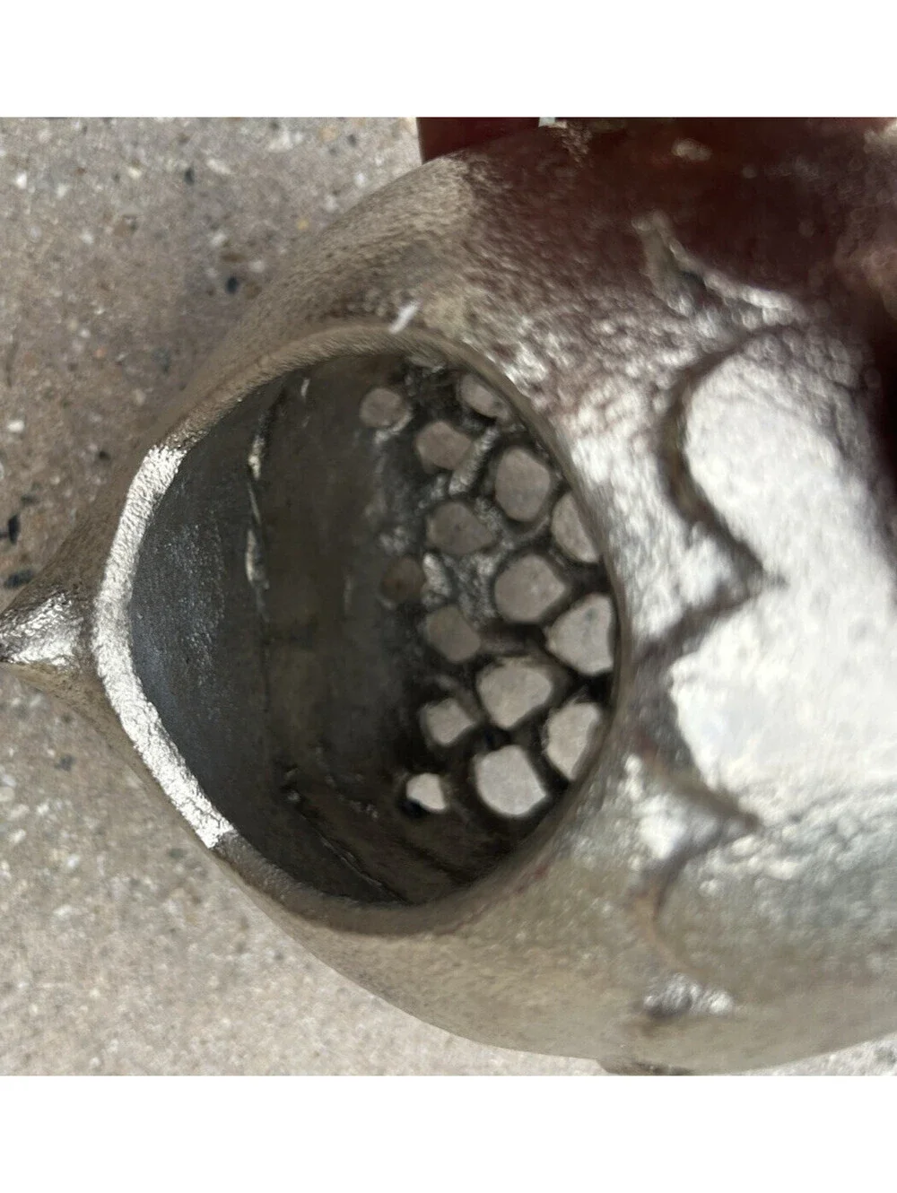 Vintage Pewter Iron Owl Candle Holder Lantern Tea Light Garden Decor 5” Tall